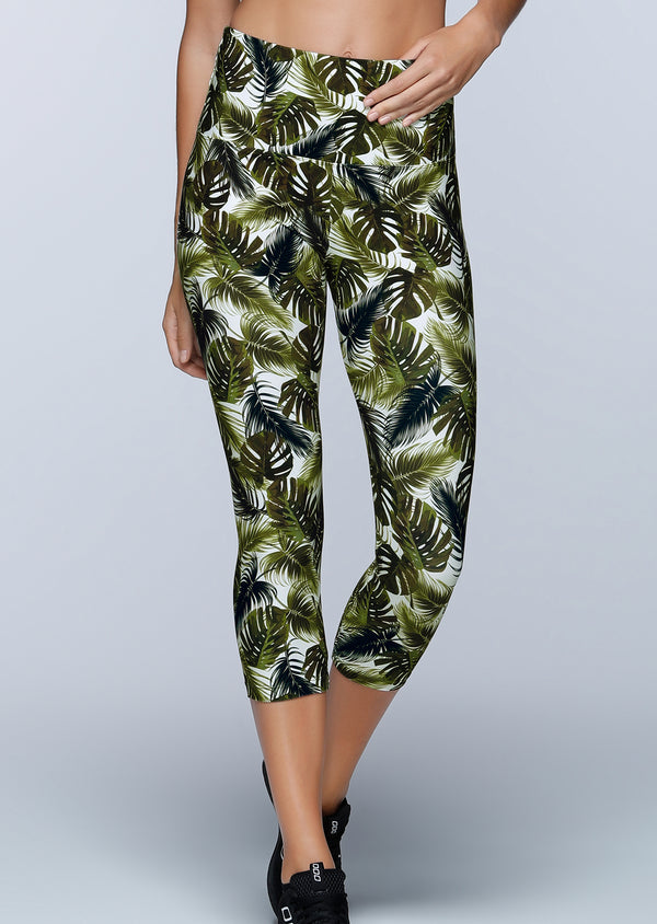 Mallas 7/8 Vintage Palm de Lorna Jane